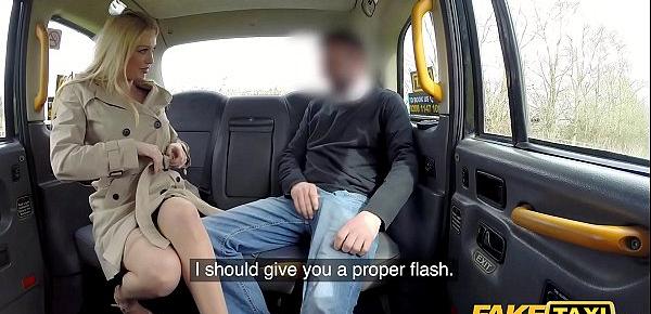  Fake Taxi Driver gets more than a flash from Amber Jayne